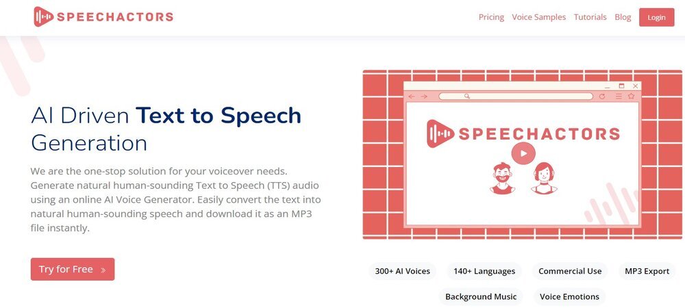 Нейросеть, предназначенная для создания речи из текста - Speechactors